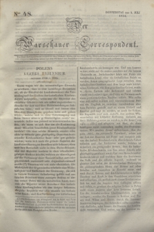 Der Warschauer Correspondent. 1834, Nro 48 (3 Juli)