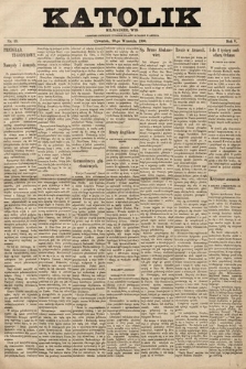 Katolik : czasopismo poświęcone interesom Polaków katolików w Ameryce. R. 5, 1900, nr 19