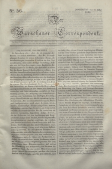 Der Warschauer Correspondent. 1834, Nro 56 (31 Juli)