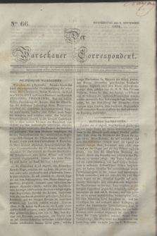 Der Warschauer Correspondent. 1834, Nro 66 (4 September)