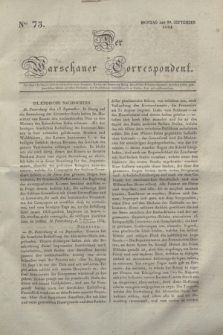 Der Warschauer Correspondent. 1834, Nro 73 (29 September)