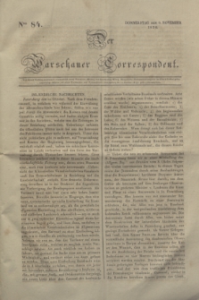 Der Warschauer Correspondent. 1834, Nro 84 (6 November)