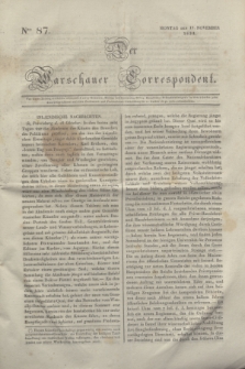 Der Warschauer Correspondent. 1834, Nro 87 (17 November)