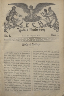 Lech : tygodnik ilustrowany. R.1, nr 1 (5 stycznia 1878)