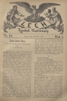 Lech : tygodnik ilustrowany. R.1, nr 12 (23 marca 1878)