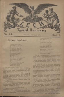 Lech : tygodnik ilustrowany. R.1, nr 14 (6 kwietnia 1878)