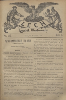 Lech : tygodnik ilustrowany. R.1, nr 25 (22 czerwca 1878)