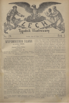 Lech : tygodnik ilustrowany. R.1, nr 29 (20 lipca 1878)