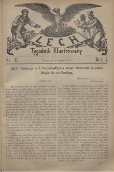 Lech : tygodnik ilustrowany. R.1, nr 31 (3 sierpnia 1878)