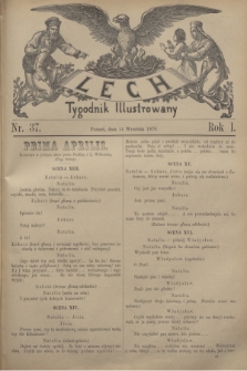 Lech : tygodnik ilustrowany. R.1, nr 37 (14 września 1878)