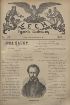 Lech : tygodnik ilustrowany. R.1, nr 43 (26 października 1878)