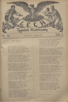 Lech : tygodnik ilustrowany. R.1, nr 44 (2 listopada 1878)