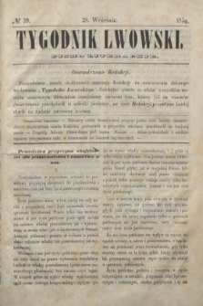 Tygodnik Lwowski : pismo literackie. 1850, № 39 (28 września)