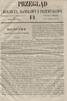 Przegląd Rolniczy, Handlowy i Przemysłowy : pismo bezpłatne, wychodzące dwa razy na tydzień przy Dzienniku Warszawskim. 1856, nr 8 (27 stycznia)