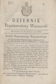 Dziennik Departamentowy Warszawski. 1812, nr 2 (15 stycznia)