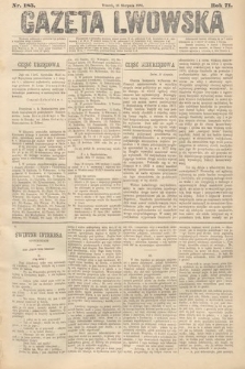 Gazeta Lwowska. 1881, nr 185