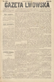 Gazeta Lwowska. 1881, nr 187