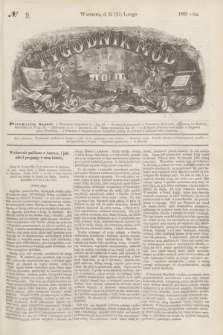 Tygodnik Mód. 1869, № 9 (27 lutego) + dod.