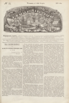 Tygodnik Mód. 1869, № 33 (14 sierpnia) + wkładka