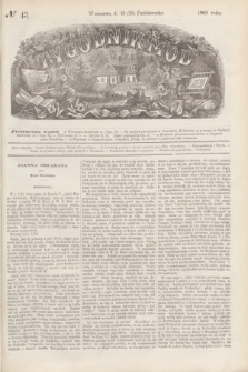 Tygodnik Mód. 1869, № 43 (23 października) + wkładka