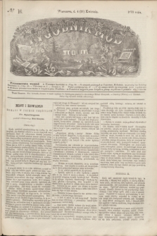 Tygodnik Mód. 1870, № 16 (16 kwietnia) + dod. + wkładka