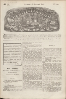 Tygodnik Mód. 1870, № 19 (7 maja) + dod.
