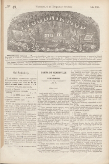 Tygodnik Mód. 1870, № 49 (3 grudnia) + dod.