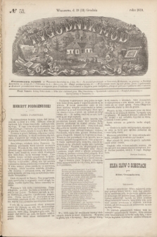 Tygodnik Mód. 1870, № 53 (31 grudnia) + dod.