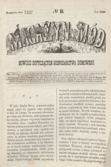 Magazyn Mód i Nowości Dotyczących Gospodarstwa Domowego. 1861, № 10 (10 marca) + wkł.