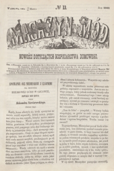 Magazyn Mód i Nowości Dotyczących Gospodarstwa Domowego. 1861, № 13 (30 marca)