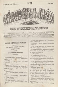 Magazyn Mód i Nowości Dotyczących Gospodarstwa Domowego. 1861, № 17 (27 kwietnia) + wkł.
