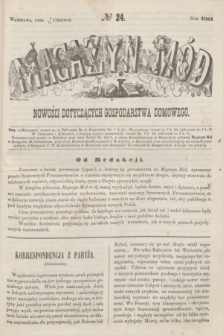 Magazyn Mód i Nowości Dotyczących Gospodarstwa Domowego. 1861, № 24 (15 czerwca)