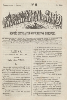 Magazyn Mód i Nowości Dotyczących Gospodarstwa Domowego. 1861, № 33 (17 sierpnia)