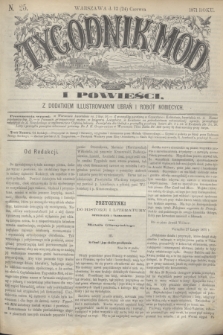 Tygodnik Mód i Powieści : z dodatkiem illustrowanym ubrań i robót kobiecych. 1871, N. 25 (24 czerwca) + dod. + wkładka