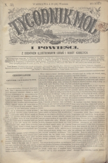 Tygodnik Mód i Powieści : z dodatkiem illustrowanym ubrań i robót kobiecych. 1871, N. 39 (30 września) + dod.