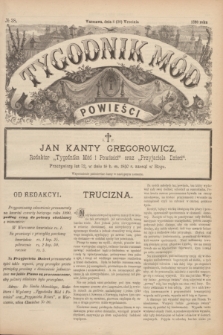 Tygodnik Mód i Powieści. 1890, № 38 (20 września) + dod.