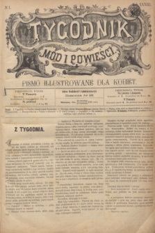 Tygodnik Mód i Powieści : pismo illustrowane dla kobiet. R.33, № 1 (3 stycznia 1891) + dod.