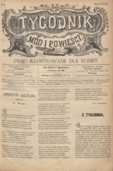 Tygodnik Mód i Powieści : pismo illustrowane dla kobiet. R.33, № 2 (10 stycznia 1891) + dod.