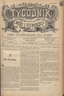 Tygodnik Mód i Powieści : pismo illustrowane dla kobiet. R.33, № 3 ([17] stycznia 1891) + dod.