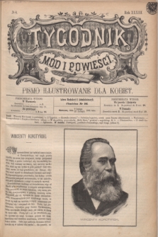 Tygodnik Mód i Powieści : pismo illustrowane dla kobiet. R.33, № 8 (21 lutego 1891) + dod.