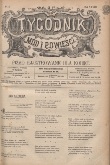Tygodnik Mód i Powieści : pismo illustrowane dla kobiet. R.33, № 18 (2 maja 1891)