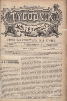 Tygodnik Mód i Powieści : pismo illustrowane dla kobiet. R.33, № 19 (9 maja 1891) + dod.