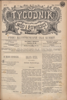 Tygodnik Mód i Powieści : pismo illustrowane dla kobiet. R.33, № 21 (23 maja 1891) + dod.