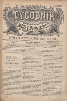 Tygodnik Mód i Powieści : pismo illustrowane dla kobiet. R.33, № 29 (18 lipca 1891) + dod.