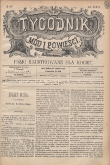 Tygodnik Mód i Powieści : pismo illustrowane dla kobiet. R.33, № 30 (25 lipca 1891) + dod.