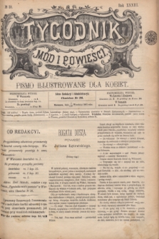 Tygodnik Mód i Powieści : pismo illustrowane dla kobiet. R.33, № 38 (19 września 1891) + dod.