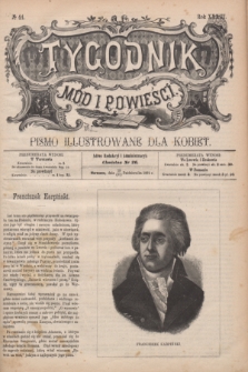 Tygodnik Mód i Powieści : pismo illustrowane dla kobiet. R.33, № 44 (31 października 1891) + dod.