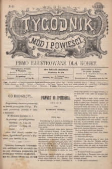 Tygodnik Mód i Powieści : pismo illustrowane dla kobiet. R.33, № 49 (5 grudnia 1891) + dod.