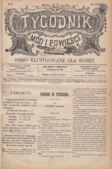 Tygodnik Mód i Powieści : pismo illustrowane dla kobiet. R.33, № 52 (26 grudnia 1891) + dod.