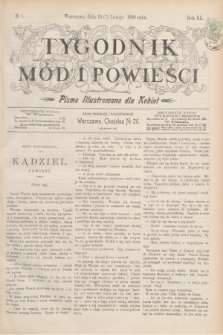 Tygodnik Mód i Powieści : pismo illustrowane dla kobiet. R.40, № 8 (19 lutego 1898)